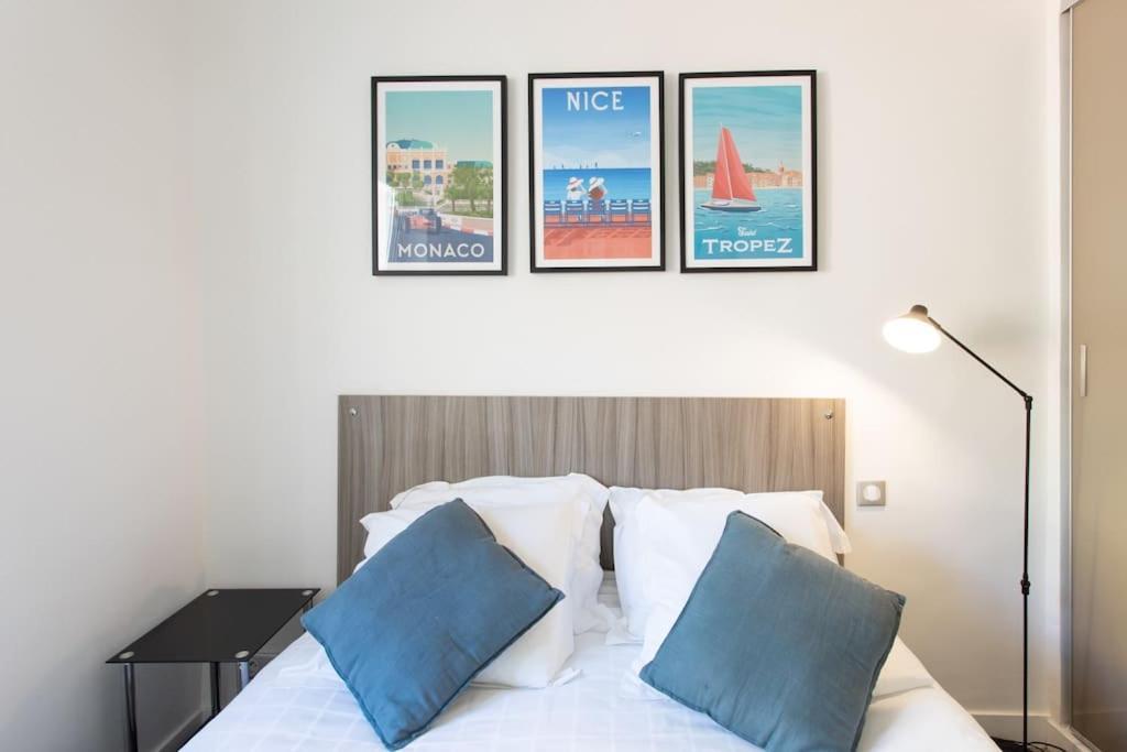 #40 Bright Sea View Suite For 6 2Mins Walk Port & Sea Villefranche-sur-Mer Exterior photo